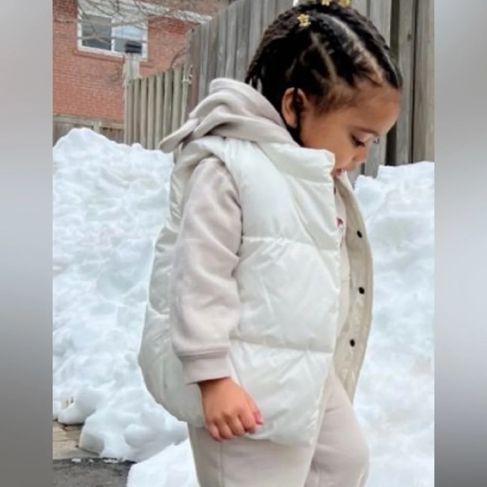 White Puffer Vest
